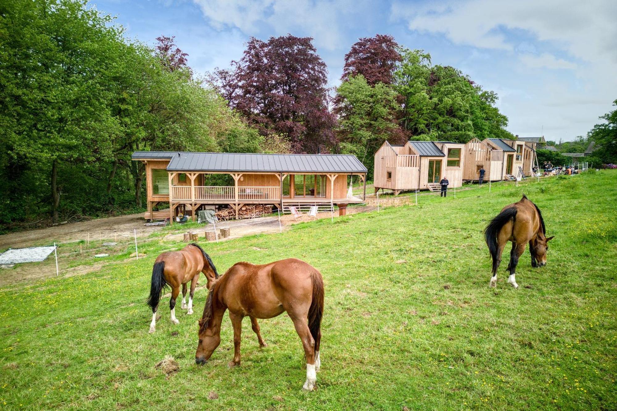 Les Cabanes Champetres - Le Domaine Des Trois Tilleuls Villers-la-Ville エクステリア 写真