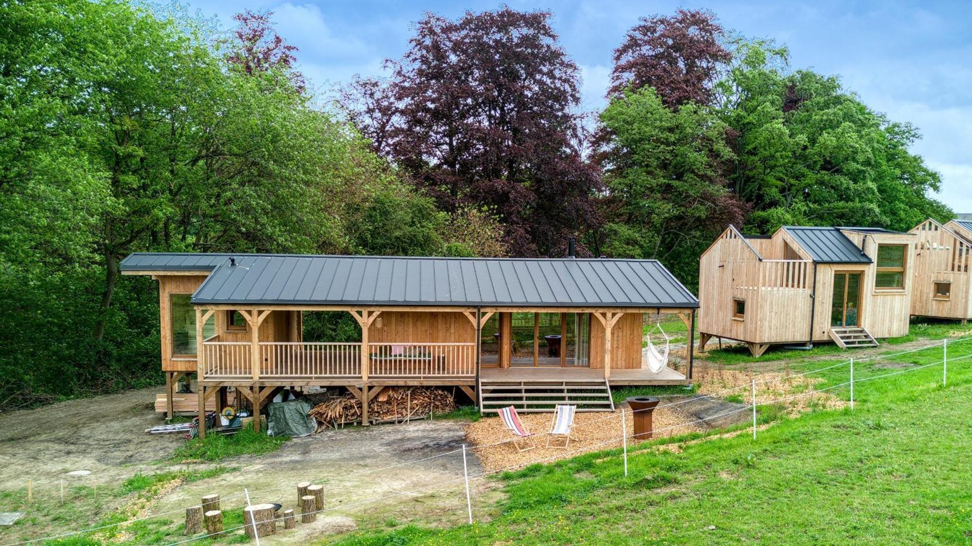Les Cabanes Champetres - Le Domaine Des Trois Tilleuls Villers-la-Ville エクステリア 写真