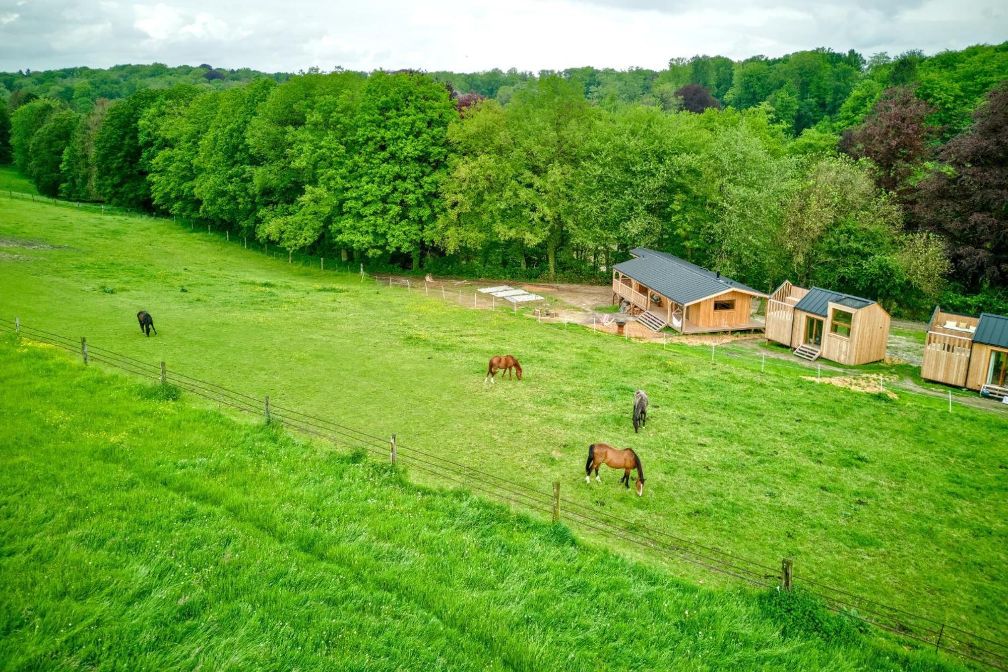 Les Cabanes Champetres - Le Domaine Des Trois Tilleuls Villers-la-Ville エクステリア 写真