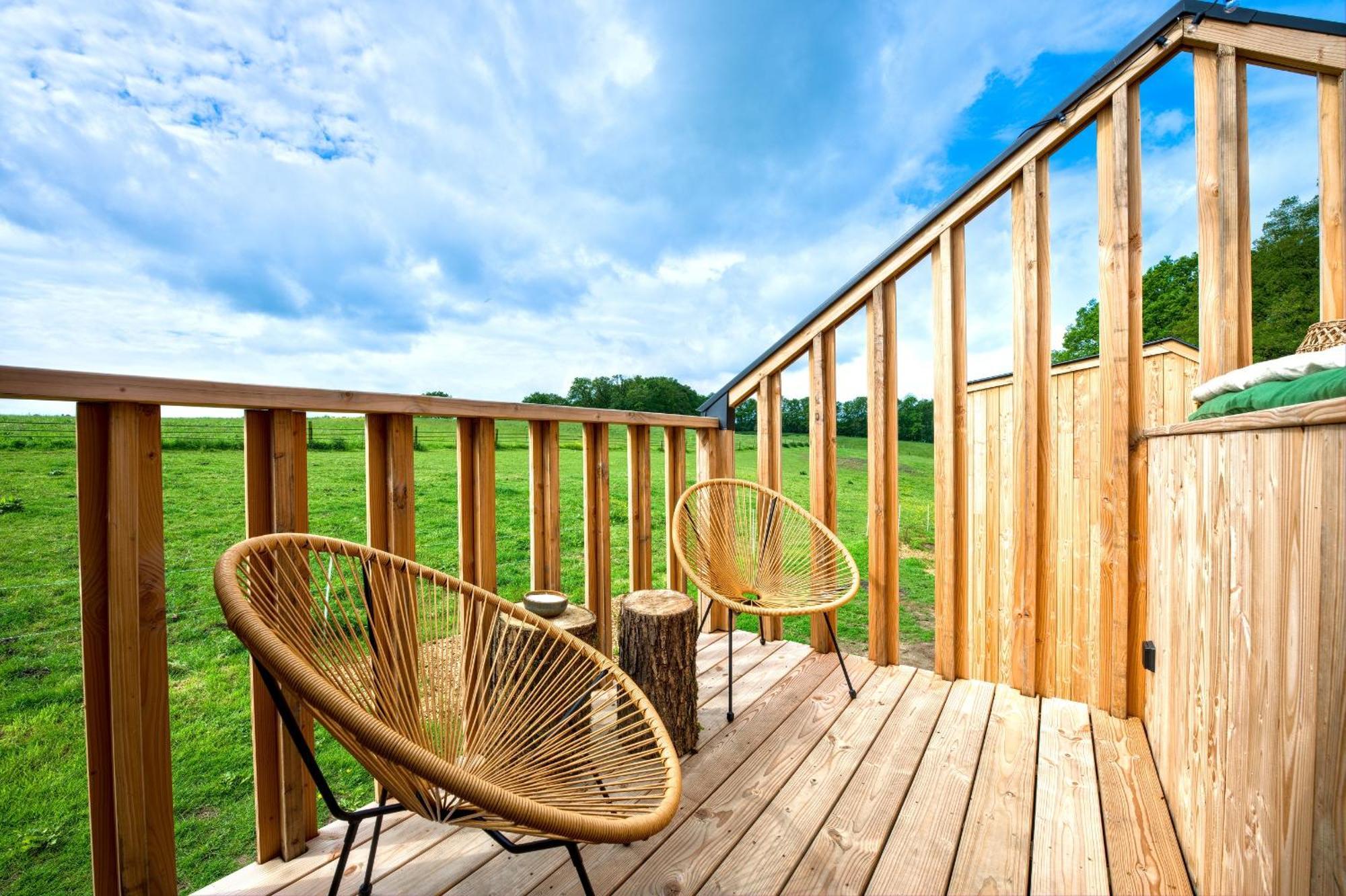 Les Cabanes Champetres - Le Domaine Des Trois Tilleuls Villers-la-Ville エクステリア 写真